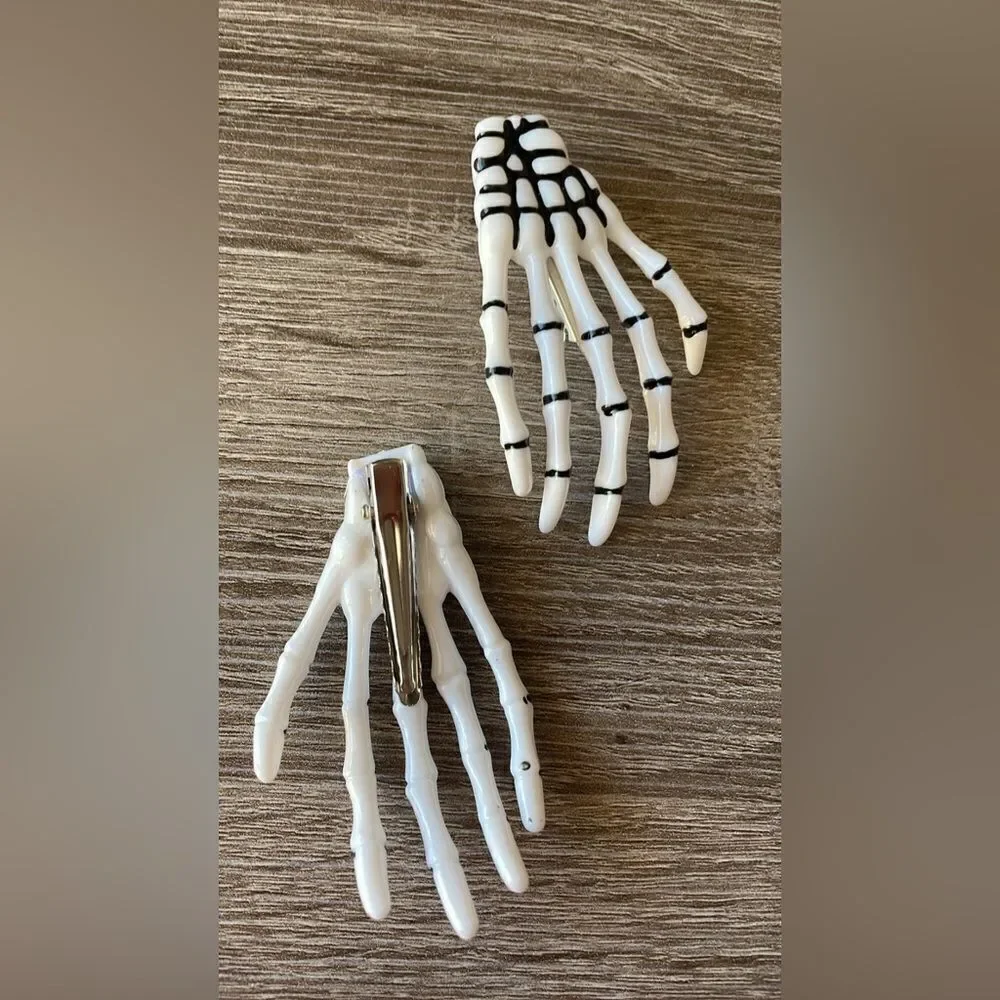 Hand skeleton Hair clip for halloween costumes A78